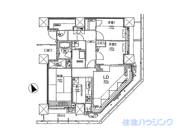 間取りを拡大表示