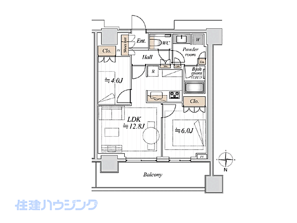 間取りを拡大表示