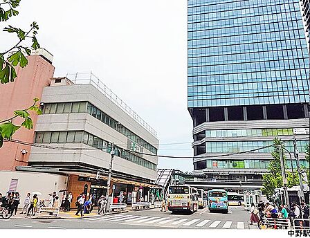 中野駅(現地まで640m)