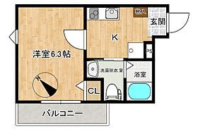 CapitalHills岩槻 201 ｜ 埼玉県さいたま市岩槻区本町２丁目1-25（賃貸アパート1K・2階・21.50㎡） その2