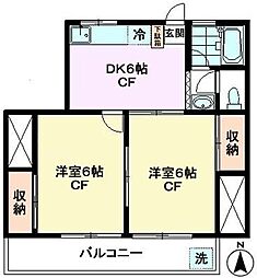 増田コーポ 3号棟 2階/-