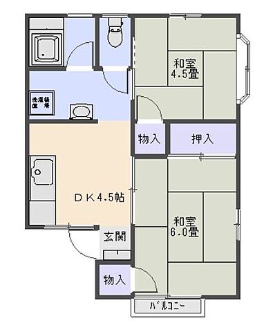 ホームズ でお部屋探し シティハイム沢田 2階 2号室 賃料4 3万円 賃貸アパート住宅情報 物件番号 取扱い不動産会社 株式会社さつき産業