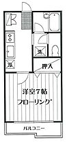 プミエール 105 ｜ 東京都中野区江原町２丁目（賃貸アパート1R・1階・25.00㎡） その2