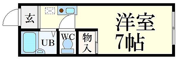 JONANハイツ ｜兵庫県姫路市飾磨区城南町３丁目(賃貸アパート1K・2階・17.00㎡)の写真 その2