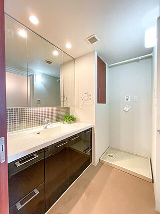 ゆとりのある洗...