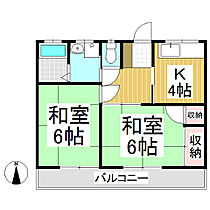 あぜくらハイツ  ｜ 長野県上田市諏訪形（賃貸アパート2K・2階・39.70㎡） その2