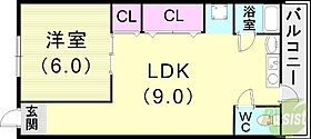 ソレイユ高東  ｜ 兵庫県神戸市長田区高東町1丁目（賃貸アパート1LDK・2階・32.17㎡） その2