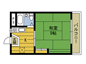 サンシティほのめ B2 ｜ 大分県別府市火売（賃貸マンション1K・2階・27.95㎡） その2