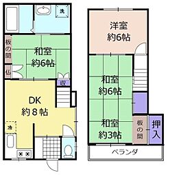 御供田2階建貸家