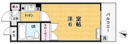 ニイノパレス川崎 1Kの間取図画像