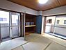和室：2面採光で陽当たり良好！南東側6帖和室