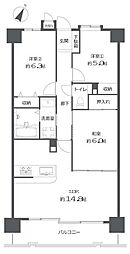 ライオンズマンション一社東 3LDKの間取図画像