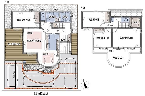 間取りを拡大表示