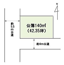 売地　埼玉県北葛飾郡杉戸町大字堤根