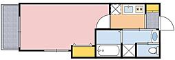 仮)中山新築アパート 1Kの間取図画像