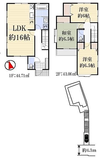 間取りを拡大表示
