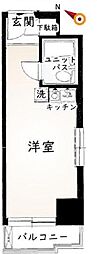 日興パレス大通り公園 ワンルームの間取図画像