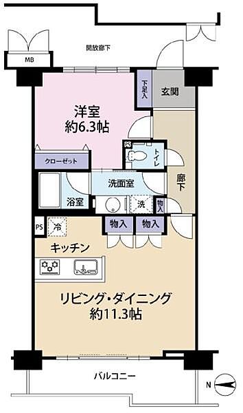 間取りを拡大表示