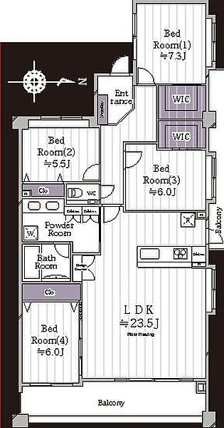間取りを拡大表示