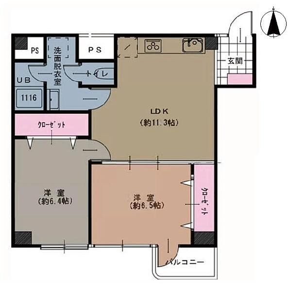 間取りを拡大表示