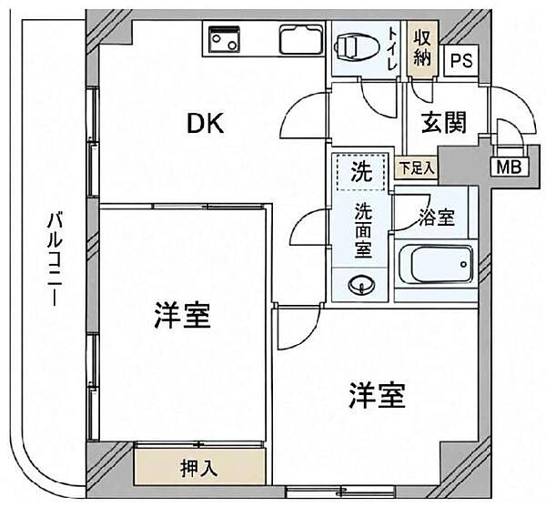 間取りを拡大表示