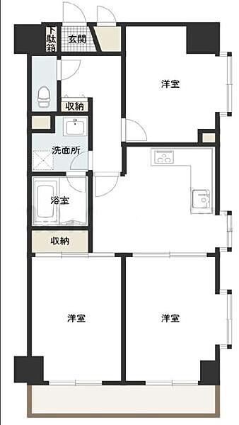 間取りを拡大表示