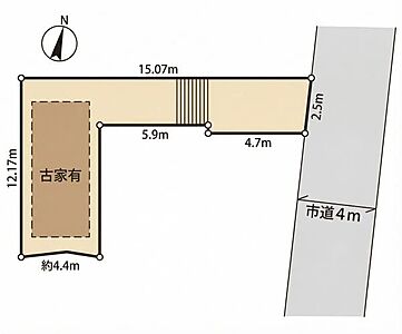 区画図：建築条件なし売地、お好きなハウスメーカーや工務店で理想のお住まいを建築できます。