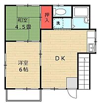 道ハウス 2 ｜ 埼玉県吉川市高富１丁目9-9（賃貸アパート2DK・2階・38.80㎡） その2