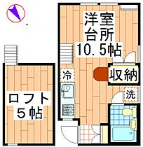 コーポぶどう畑 201 ｜ 千葉県千葉市稲毛区轟町1丁目10-3（賃貸アパート1R・2階・22.35㎡） その2