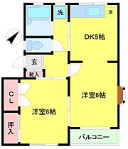 パレス中和泉 101 ｜ 東京都狛江市中和泉５丁目28-27（賃貸マンション2DK・1階・41.19㎡） その2