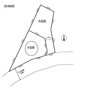 区画図：建築条件無し、お好みのハウスメーカー・工務店で建築可能◎南側道路に面し日当たり良好◎JR相模線「北茅ヶ崎」駅徒歩23分、自然豊かで静かな住環境◎ローソン徒歩3分、マルエツ徒歩12分で買い物便利◎