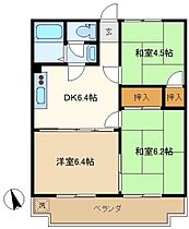 マンション正美 303 ｜ 埼玉県越谷市大字袋山1223-1（賃貸マンション3DK・3階・46.30㎡） その2