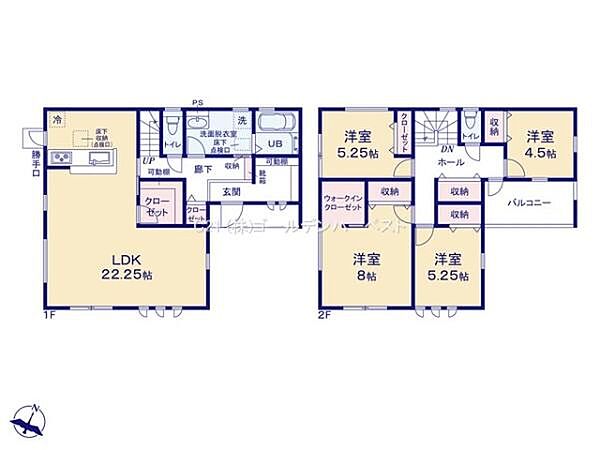 間取りを拡大表示