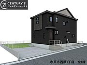 シックな外観デザインが特徴的です。角地に位置し開放感があります。駐車スペースも確保されており使い勝手の良い外観です。全体的に落ち着いた雰囲気が感じられます。