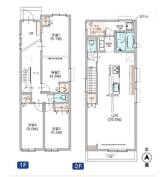間取りを拡大表示