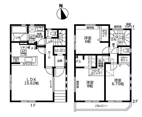 間取りを拡大表示