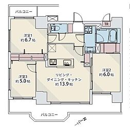 間取図画像 3LDK