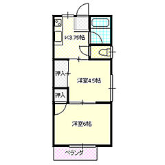 物件の間取り