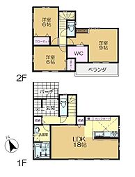 京成本線 京成臼井駅 徒歩35分 3LDKの間取り