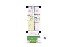 ノブレス湘南藤沢センタースクエア 3LDKの間取図画像