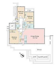 バースヒル溝の口リベルテB駅歩8分 3駅3路線利用可