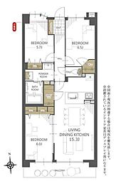 ライオンズ大和セントマークス南向き ペット可
