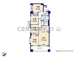 ライオンズステージ横濱元町 4LDKの間取図画像