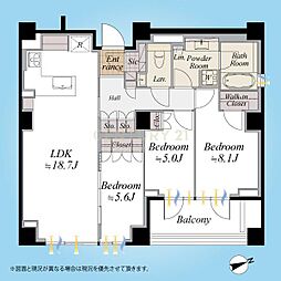 間取図画像 3LDK