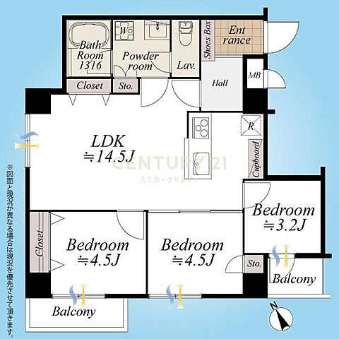 間取り 朝日プラザ代々木山手 2階/-