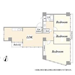 間取図画像 3LDK