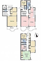 代田リハイム 4SLDKの間取図画像