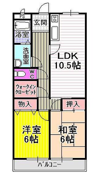 グリーンコート川西 ｜大阪府富田林市新家２丁目(賃貸マンション2LDK・4階・50.00㎡)の写真 その2