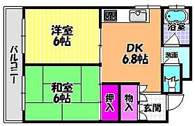 恵マンション  ｜ 大阪府富田林市喜志町５丁目1-9（賃貸アパート2DK・2階・38.00㎡） その1