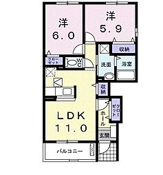 喜志駅 5.4万円